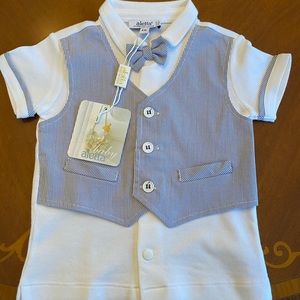 ❌SOLD❌ ALETTA Patterned Shirt, 6 month (Italy)